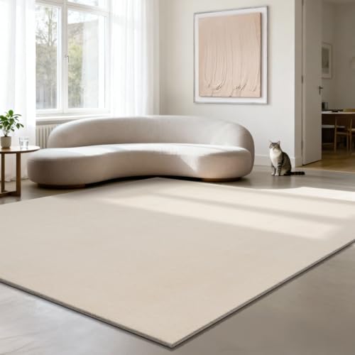 the carpet Relax – Tapis Moderne Moelleux à Poils Courts, antidérapant, Lavable Jusqu’à 30°C, Super Doux, Aspect Fourrure, pour Salon et Chambre,...