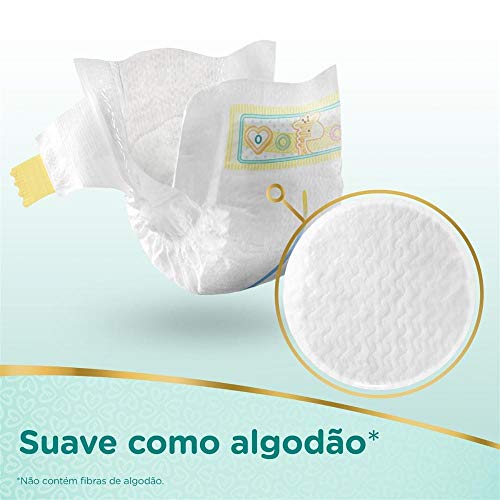 Fralda Pampers Premium Care Recém Nascido Plus com 144 unidades - 3 à 6kg