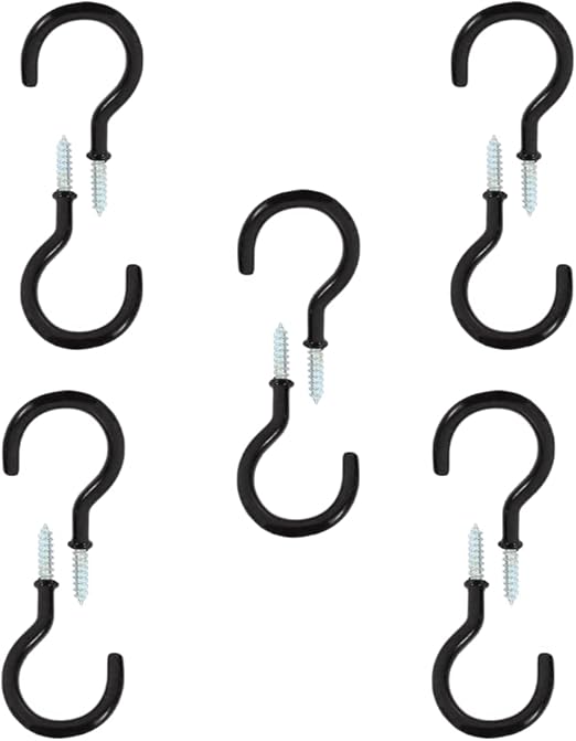 FYACCD Screw Hooks, 10 Pcs Ceiling Hooks, Cup Hooks, Screwin Hooks for