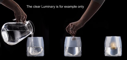 Modgy Luminary Lanterns 4-Pack - Floating Led Candles With Batteries Included - Luminaries Are Great For Weddings, Parties, Patios & Celebrations Of All Kinds (Royale) #TOP5