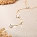 NECOCY Lariat Gold Necklaces for Women Dainty 14K Gold Plated Flower Pearl Long Chain Trendy Beaded Y-Shaped Pendant Necklace Fashion Stack Pearl Drop Choker Jewelry Gift Boho Wedding Bridesmaid Bridal