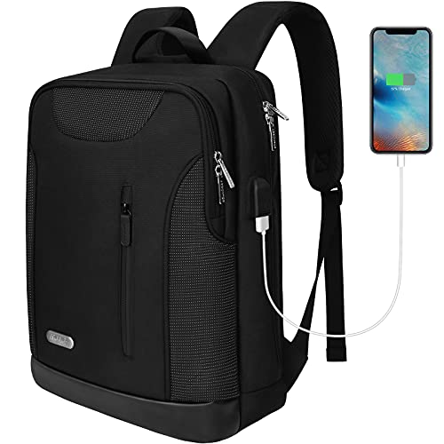 Backpacks For School Work Waterproof Backpack For Women,Computer Backpacks For Laptops Black Backpacks Book Bags Work Backpack For Men,15.6inch