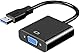 GBOKYN USB 3.0 auf VGA Adapter, 1080p Multi-Display Video Konverter, USB Stecker auf VGA Buchse Anschluss für PC/Laptop, Windows 10/8.1/8/7