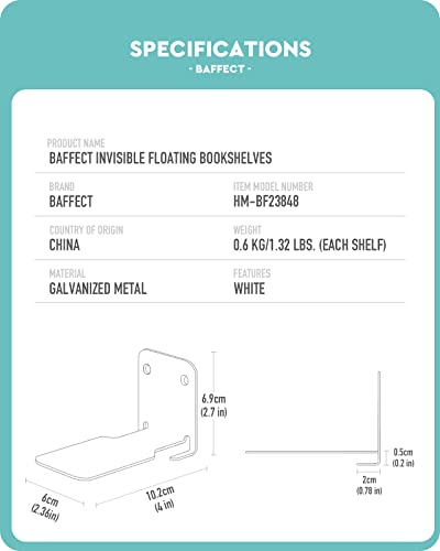 Baffect-libreria-sospesa-set-di-4-scaffali-per-libri-montati-a-foratura-nascosta-organizer-per-libri-in-metallo-resistente-per-camera-da-letto-bianco