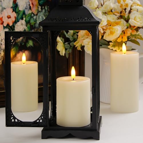 Yeelida Y-LC-I-3 Remote Flameless Flickering Pillar Candles thumb #1