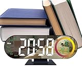 Sistema di allarme flessibile: dotato di programmazione multi-allarme e di un'opzione snooze, l'orologio digitale supporta gli studenti nell'organizzazione della giornata in modo efficiente, consentendo loro di rimanere in pista con interruzioni minime, dalle prime lezioni ai periodi di studio