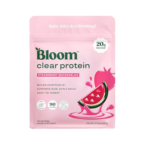 Bloom Whey Clear Protein, Strawberry Watermelon 10ct