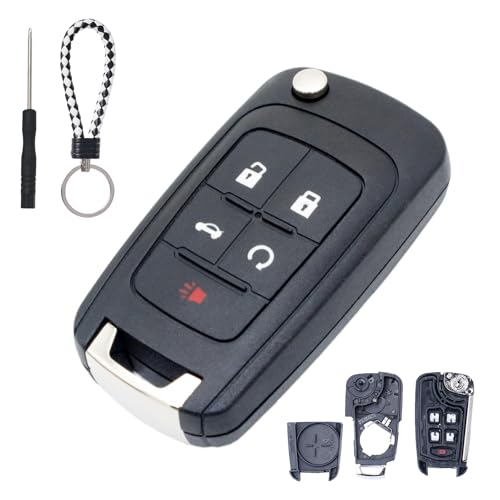 Funda para llavero de repuesto para Chevy Cruze Camaro Impala Equinox GMC Terrain Buick Regal Lacrosse 2010 2011 2012 2013 2014 2015 2016 2017 sin llave para control remoto