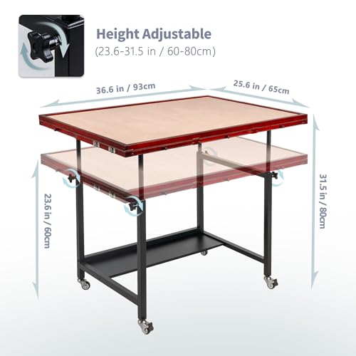 Becko US 1500 Piece Tilting Puzzle Table with 5 Drawers & Cover for Adults by Becko US - Used condition - Image 4
