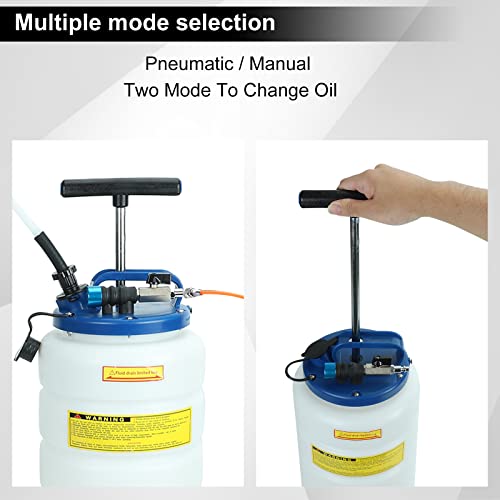 Easyberg Pneumatic/Manual 15L Oil Extractor Oil Changer Vacuum Fluid Petrol Fuel Extractor Automotive Oil Extractor Pump Manual Fluid Extractor Pump Tank Remover #TOP2