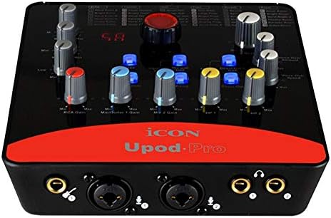 Widewing External Sound Card USB Upod Pro Recording Interface 48V Phantom Power for Computer Mobile Phone Laptop
