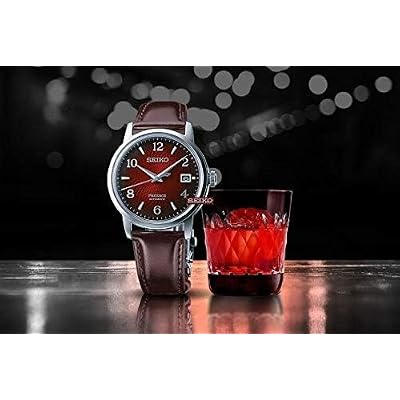 Seiko Presage Automatic Red Dial Men's Watch SRPE41J1