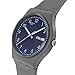 Swatch Unisex Casual Watch Grey Bio-sourced Quartz Tile DIAL