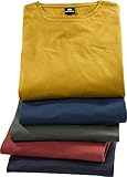 LERROS 5er Pack T-Shirts Kurzarm, Herren T-Shirt Set in 5 lässigen Farben, 100% Reine Baumwolle, hautsympathische Oberbekleidung für Männer, ideal für Freizeit & Beruf, Gr. M - 3XL