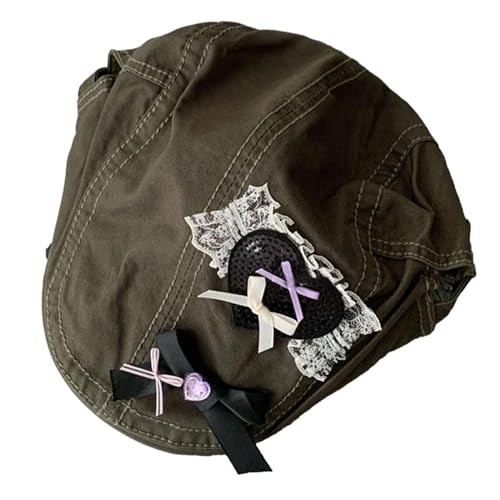 Girls Girls Heart Painter Hat for Autumn Winter Windproof for Street Photography