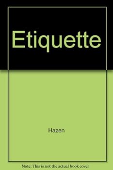 Hardcover Etiquette Book