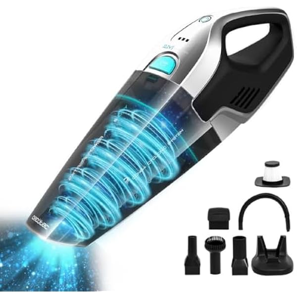 Cecotec Conga Immortal ExtremeSuction ręczny odkurzacz ręczny 11,1 V. Odkurzacz stały i płynny, lekki i bezworkowy, czas pracy 20 minut, 11,1 V, technologia cyklonowa
