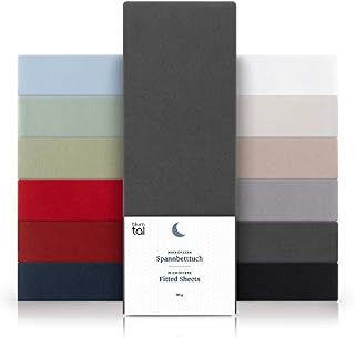 Blumtal Basics Brushed Microfibre King Size Fitted Sheets - Super Soft Bed Sheets, Suitable for Mattresses With a Height up to 35 cm, White