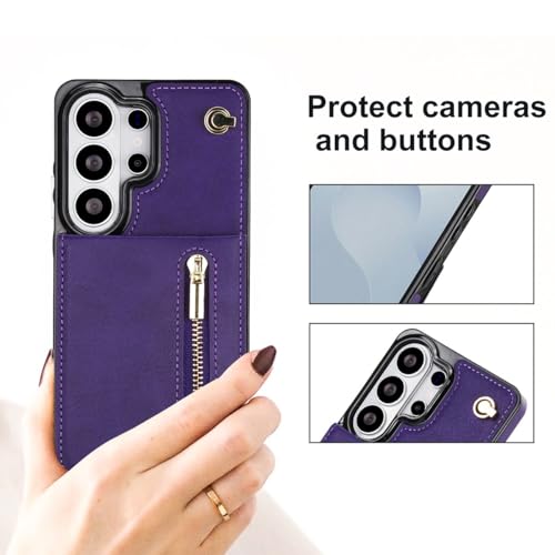 Coque Samsung S24 Plus protection intégrale avec portefeuille à zip - 6