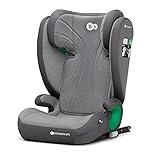 Kinderkraft JUNIOR FIX 2 I-SIZE Seggiolino auto 15-36 kg, Gruppo 2-3, 100-150 cm, con Isofix, Poggiatesta regolabile, Sistemi di sicurezza, Leggero Facile da trasportare, Facile da pulire, Grigio
