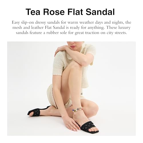 Coach Women's Tea Rose Flat Sandal Platform2