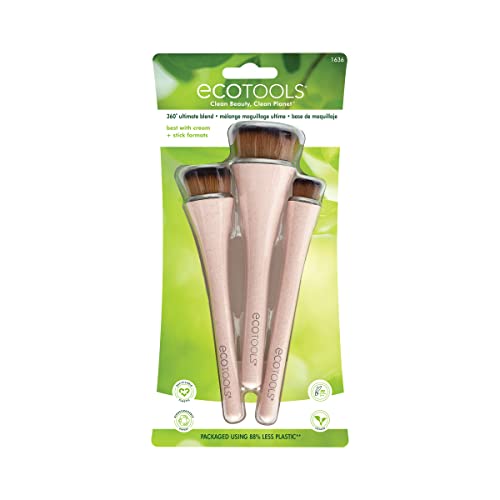 EcoTools-360-Ultimate-Blend-Makeup-Brush-Kit-For-Cream-Liquid-Powder-Foundation-Blush-Bronzer-Buff-Blend-Makeup-Full-Coverage-Dense-Bristles-Vegan-Cruelty-Free-3-Piece-Set EcoTools-360-Ultimate-Blend-Makeup-Brush-Kit-For-Cream-Liquid-Powder-Foundation-Blush-Bronzer-Buff-Blend-Makeup-Full-Coverage-Dense-Bristles-Vegan-Cruelty-Free-3-Piece-Set