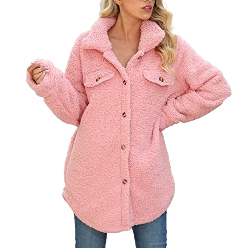 Manteau d'hiver pour femmes veste polaire manches longues et cardigan sweats évasé