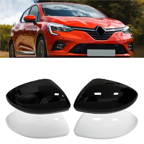 Couvercle Rétroviseur Clio 5 Noir Brillant Solution Rayures Boîtier Remplacement Externe - 4