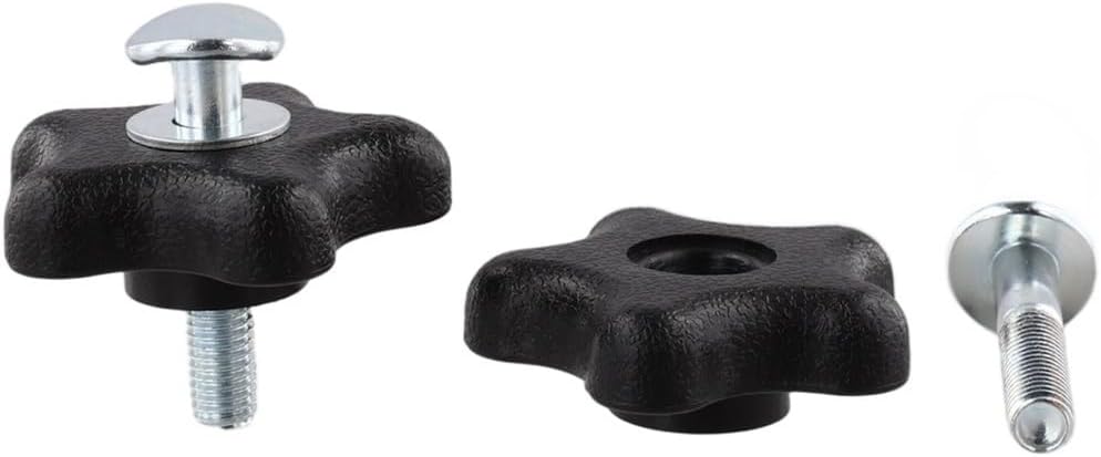 Replacement Handle Knob Kit Fit for Lawnmower Includes Two Knobs Bolts and Washers Compatible with Various Models(2-Pack)