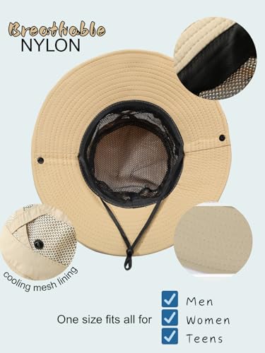 Sombrero de Hombre para Sol con Ala Ancha miniatura 6