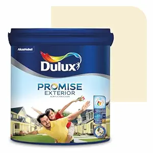 Dulux Promise Exterior Emulsion Paint (4L, Autumnal Moonglow) | Ideal for Exterior Walls | Smooth Finish | Anti-Peel & Anti-Crack | Long-Lasting Colors