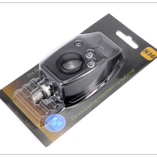 Alarma de picadura de pesca nocturna con receptor de campana y sensor visual 6