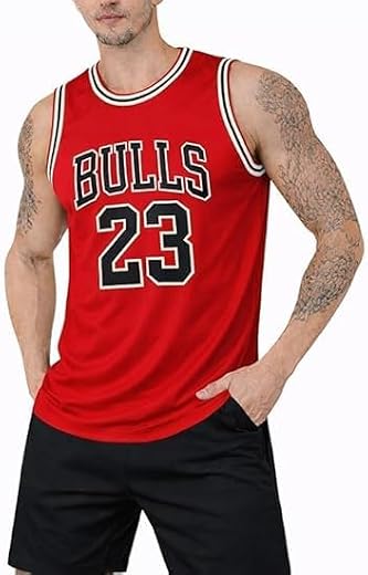 Akar Mens Basketball Jersey Sleeveless Athletic Tank Top, Mesh Gym Vest, Polyester, Waffle Knit Pattern, Regular Fit, 2 Pi...