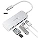 Produktbild GIKERSY USB C Hub, 5 in 1 Adapter mit 3 USB-Ports 3.0.1 SD/Micro SD-Speicheranschluss für MacBook PRO 2018/2017, iMac, Neues MacBook Air 2018, Chromebook und andere Typ-C-Geräte