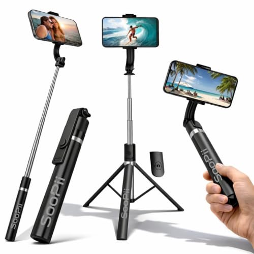 Image of 3-in-1 67 Inch Longest Selfie Stick Tripod Mobile Stand with Wireless Remote, Extendable Tripod Stand, 360 Rotation, Adjustable Phone Holder for Travel, Makeup, Vlogging for All iPhone & Smartphones