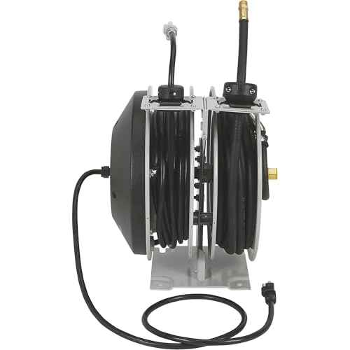 Klutch Combo Air and Electric Hose Reel