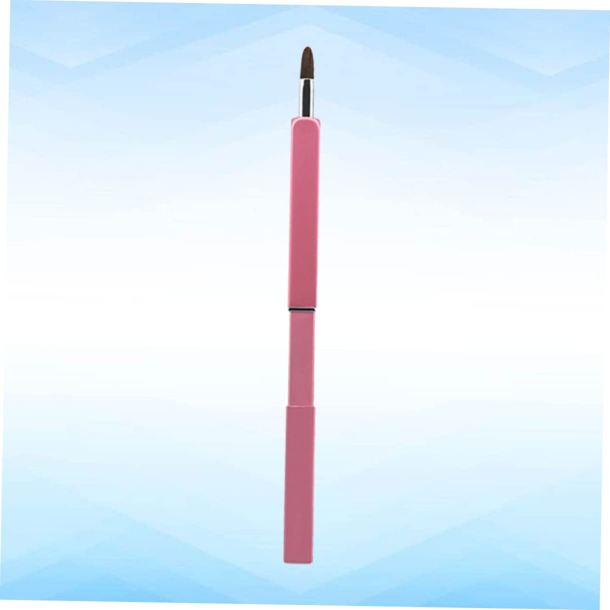 Handy Lip Brush Retractable Makeup Brush Lipstick Applicator Metal Tube Professional Salon Use