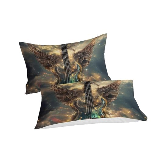 Linge de lit guitare 3D parure en microfibre de qualité supérieure super douce - 3