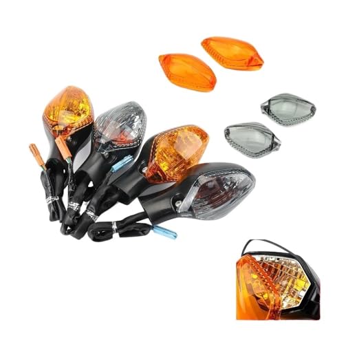 Clignotants moto pour CB500F CBR600F CRF250 feux LED orange 1 paire - 2