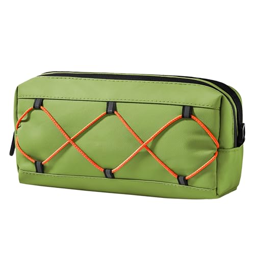 wkao Waterproof Front Bag, 2.5L Green Handlebar Bag for, Lightweight for Road Mountain S, 9.3 X 3.9 X 4.1 in