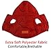Vecomfy Fleece Lining Extra Warm Dog Hoodie in Winter for Small Dogs Jacket Puppy Coats with Hooded,Red M