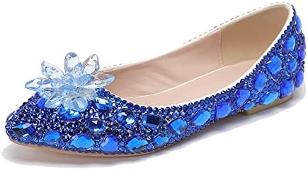 Women's Flat Wedding Shoes Silver Sole 