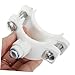 Homoyoyo 3pcs Plastic Water Filters Clamp under Sink Water Filter System Clamp Drain Saddle Valve Clip for System