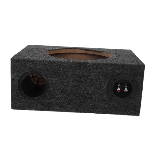 BUGUUYO 10-inch Car Subwoofer Box Enclosure Portable Ultra-thin Vehicle Audio Subwoofer Cover Flat Case for Car Sound System Installation