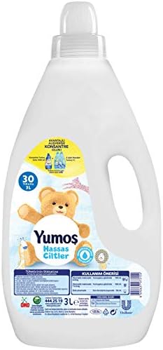 Yumoş Hassas Ciltler Standart Sıvı Yumuşatıcı 30 Yıkama (1 x 3000 mL)