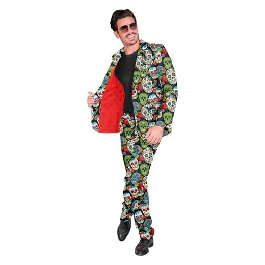 W WIDMANN MILANO Party Fashion - Disfraces Dia de los Muertos, Traje con calaveras, Dia de los Muertos, Mexico, Dia de los Muertos, Halloween disfraz