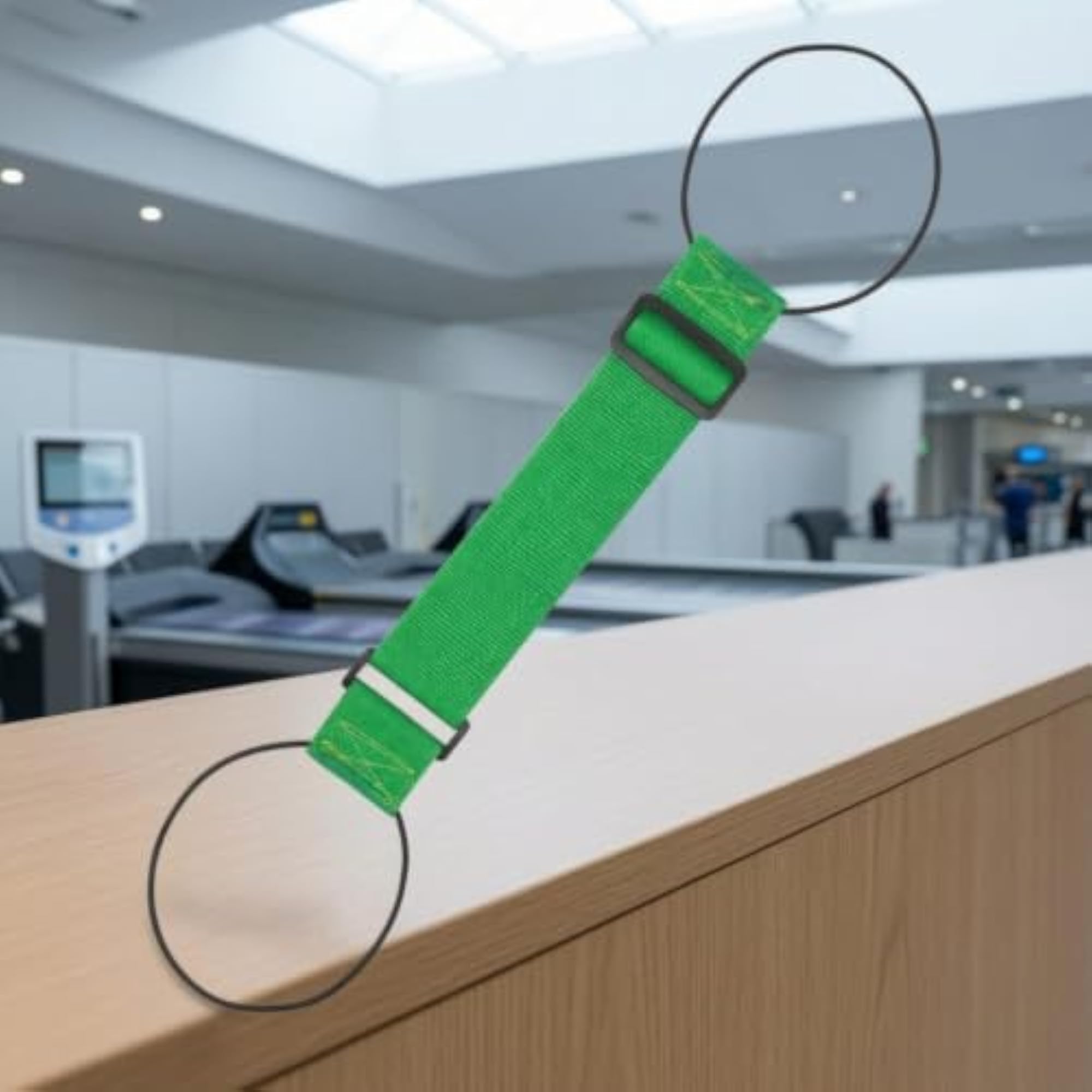 Oxford Material Luggage Strap with Elastic Loops, Adjustable