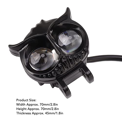 Luzes de Nevoeiro para Motocicleta Luz Amarela Modificada para Luz Branca LED 2000Lm Coruja Externa