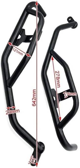 Engine Guard Crash Bars Steel Black Motorcycle Accessories Crash Bars Engine Guards Protective Frames Bumpers for CB1000R 2018-2023 Motorbike Crash Bar Bumper
