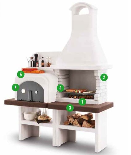 Preisvergleich Produktbild Palazzetti Grillkamin Grado